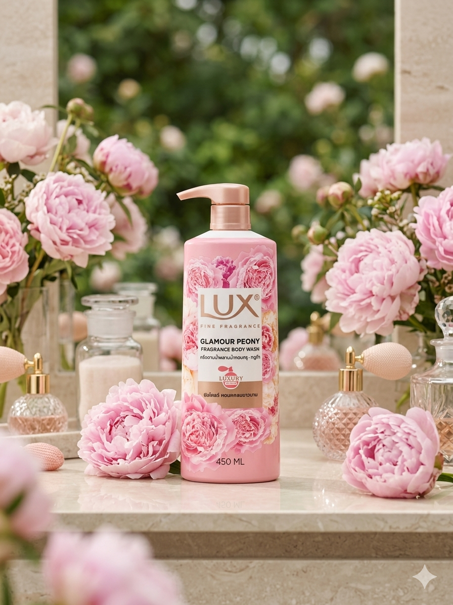 Lux Glamour Peony Body Wash 450ml