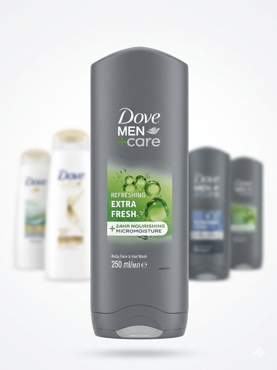 Dove Men Extra Fresh Body Wash 250ml