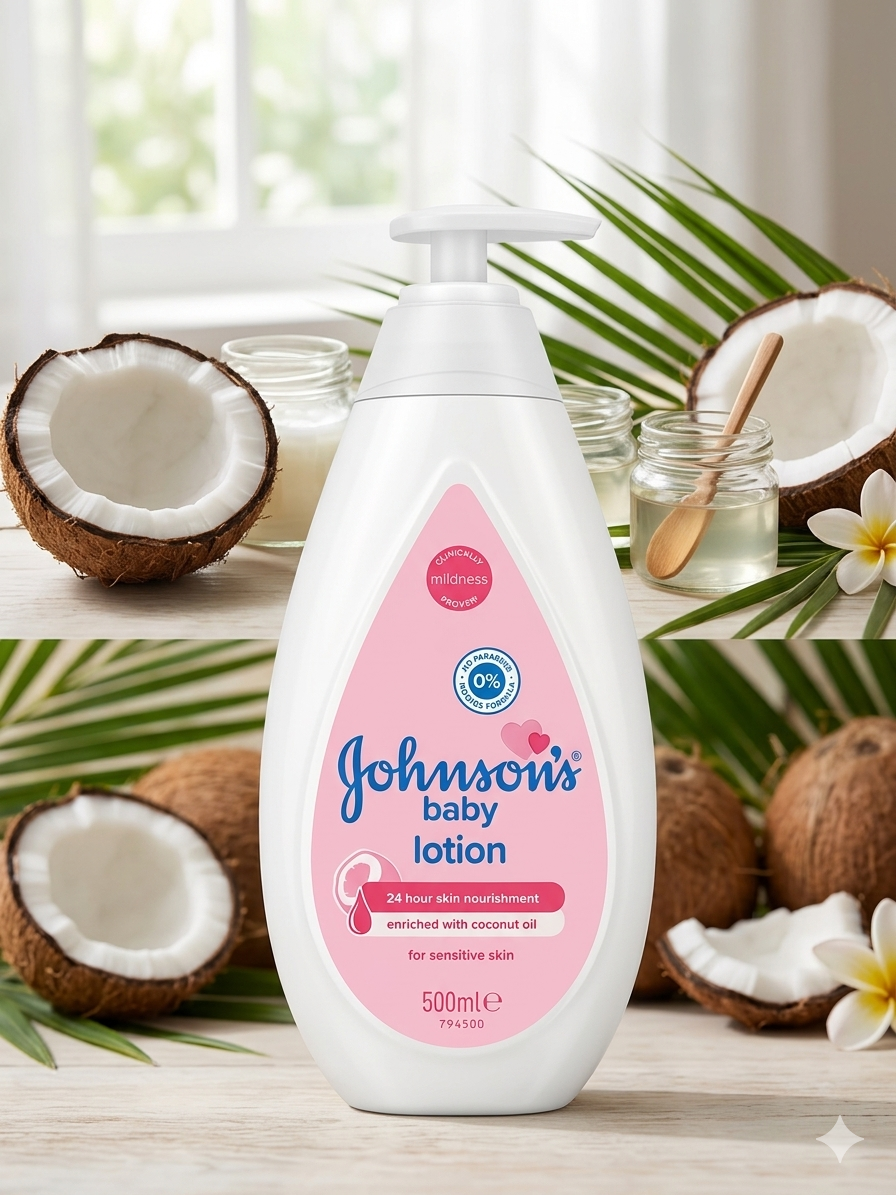 Johnson's Baby Lotion (Coconut Oil) 500ml