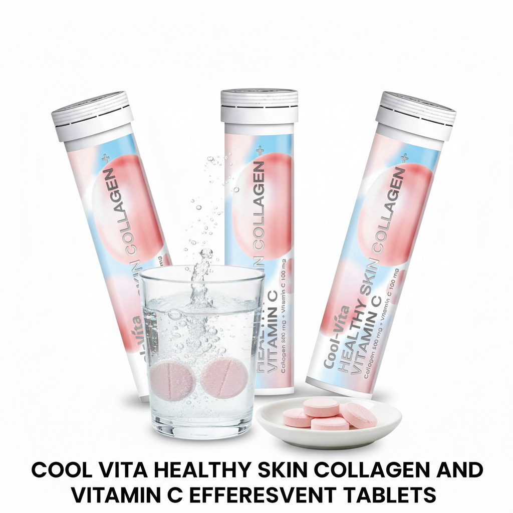 Cool Vita Healthy Skin Collagen + Vitamin C 20 tablets