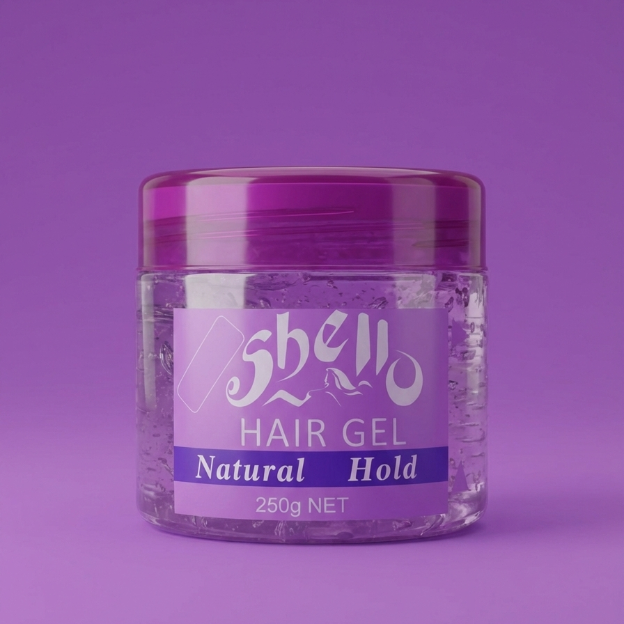 Shello Natural Hold Hair Gel 250g