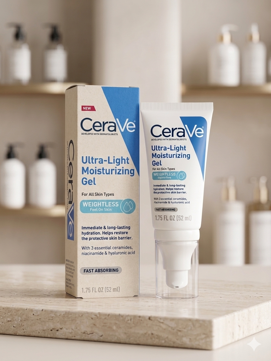 Cerave Ultra Light Moisturizing Gel 52ml