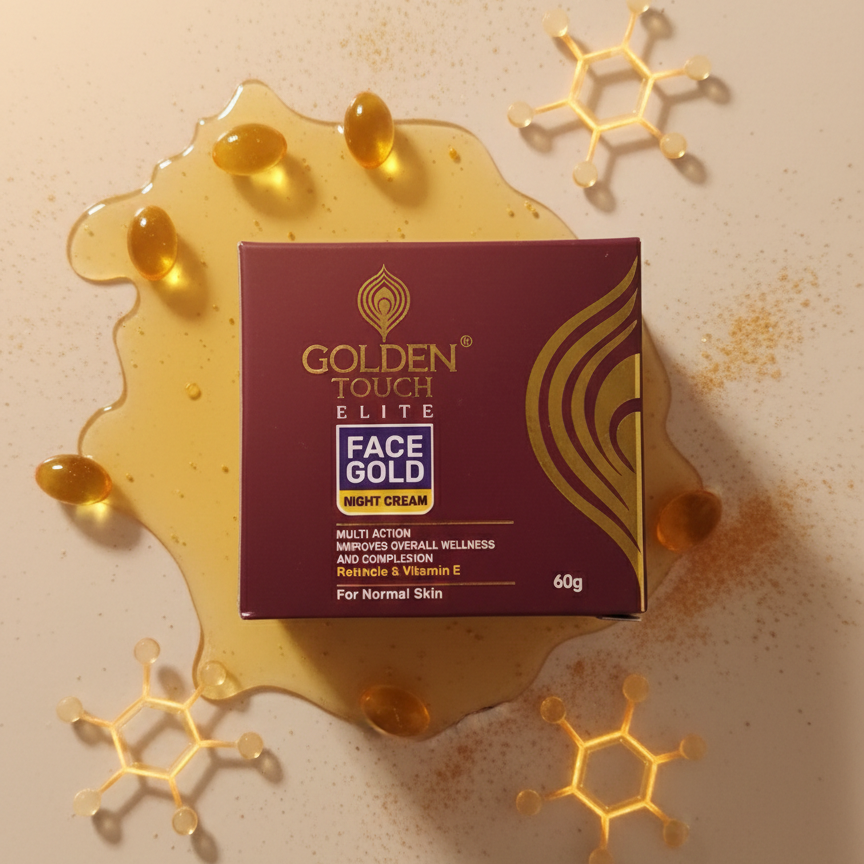 Golden Touch Night Cream ( Normal Skin 60g )
