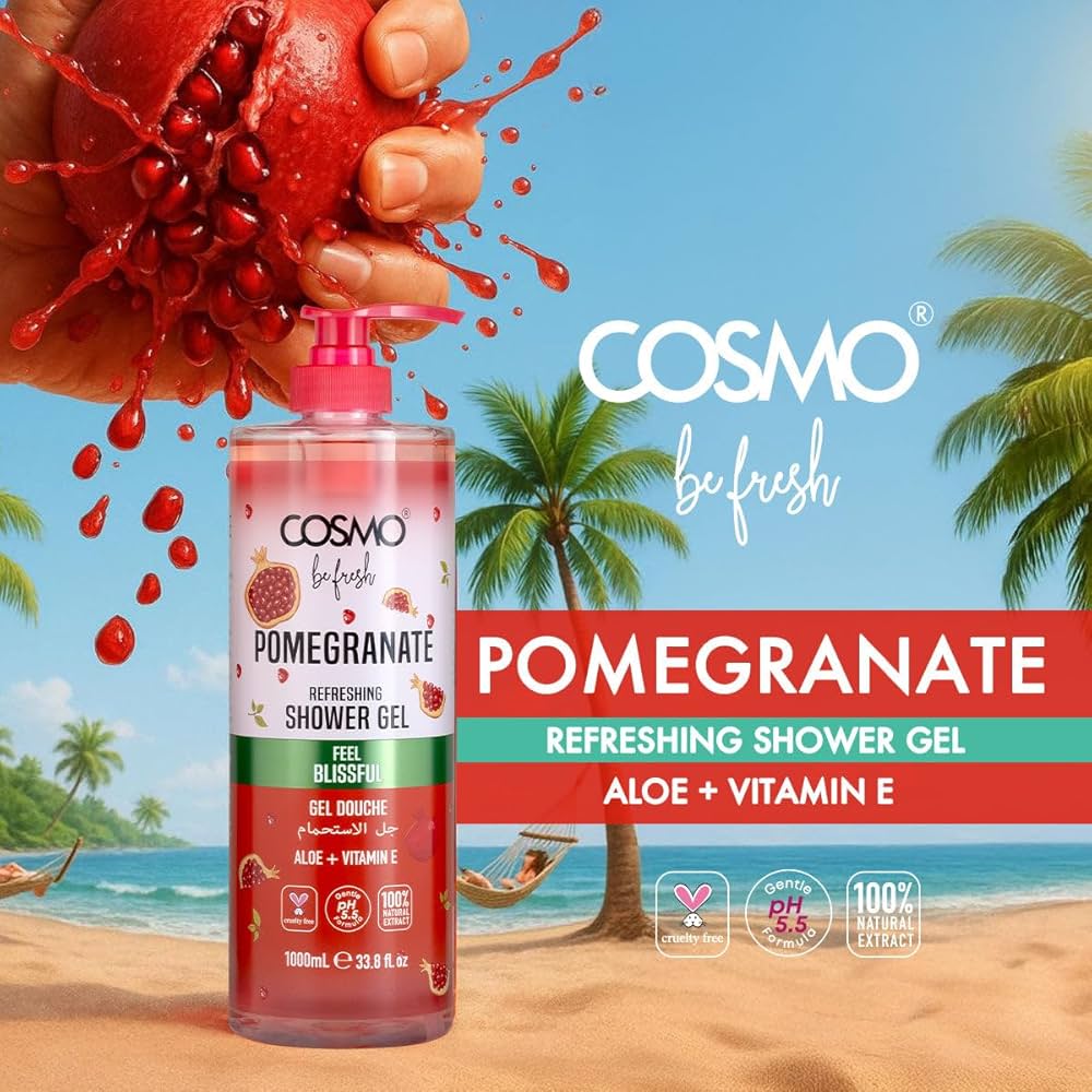 Cosmo Pomegranate Body Wash 500ml