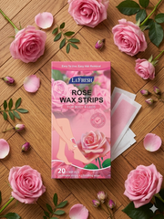 LaFresh Rose Wax Strips 20pcs