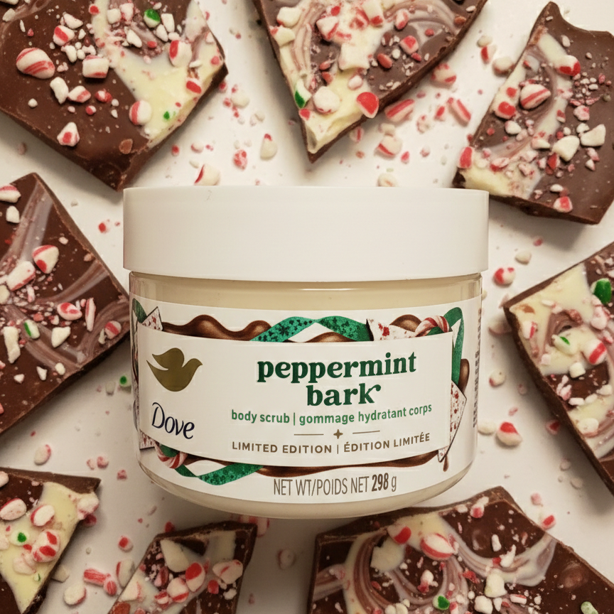 Dove Peppermint Bark Body Scrub 298g