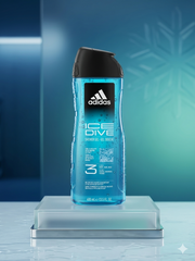 Adidas Ice Dive 3 in 1 Shower Gel - 400ml
