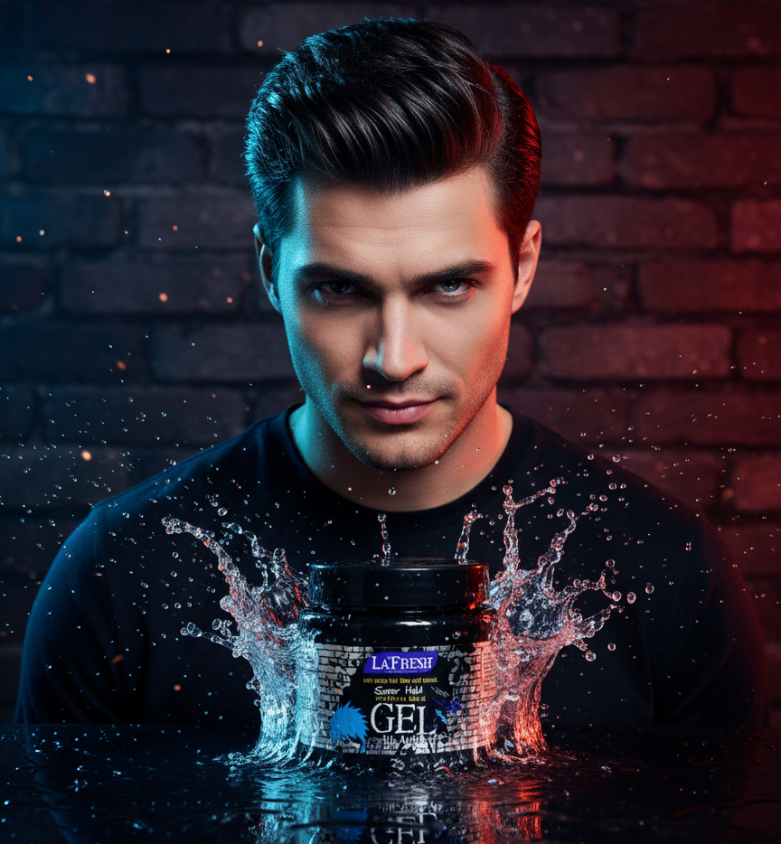 La Fresh Super Hold Hair Gel 500ml