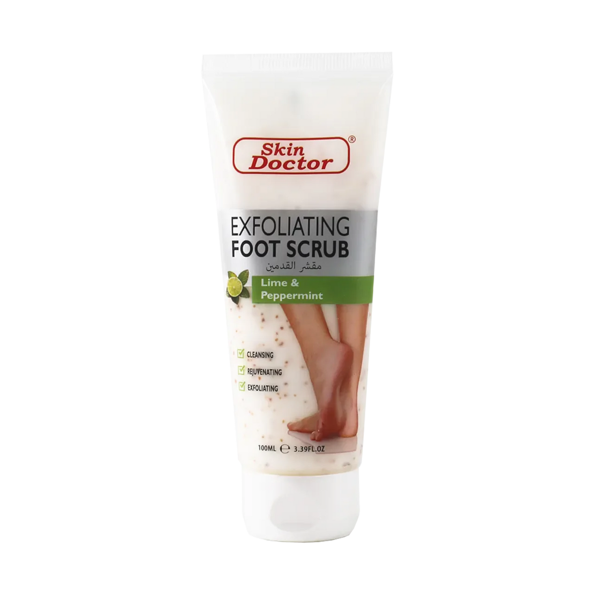 Skin Doctor Lime & Peppermint Foot Scrub 100ml