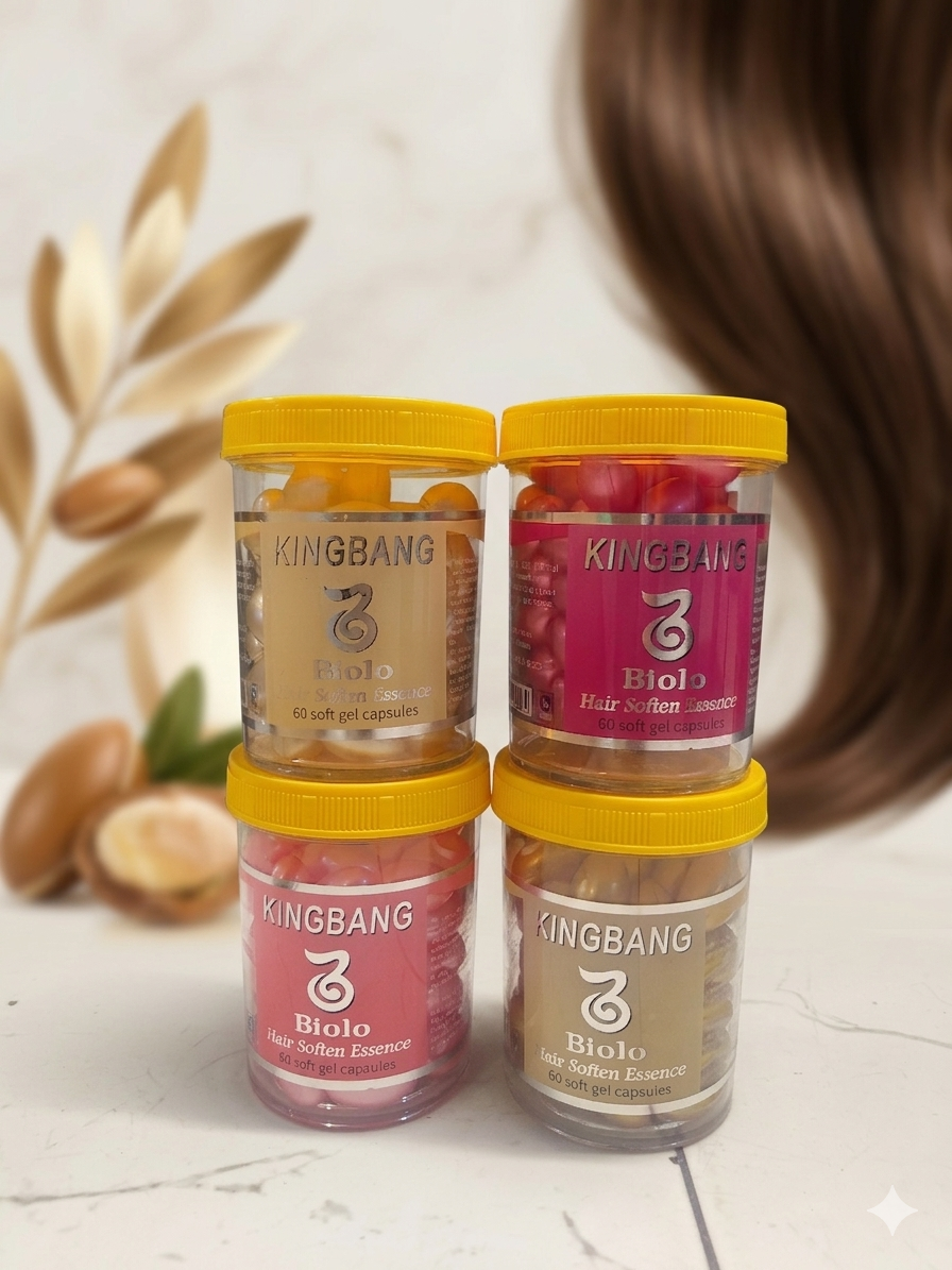 Kingbang Biolo Hair Soften Essence 60soft Gel Capsules