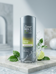 Dove Men Active + Fresh  Body Wash 250ml
