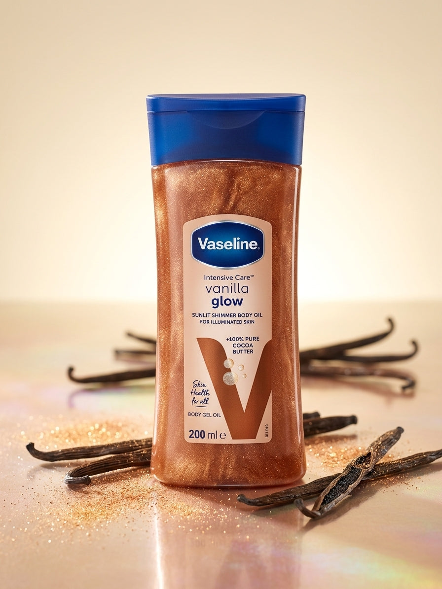 Vaseline Vanilla Glow Body Oil 200ml