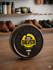 Pro Silver Shoe Polish - Black - 36g