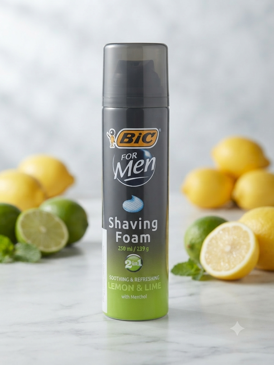 Bic Lemon & Lime Shaving Foam 250ml