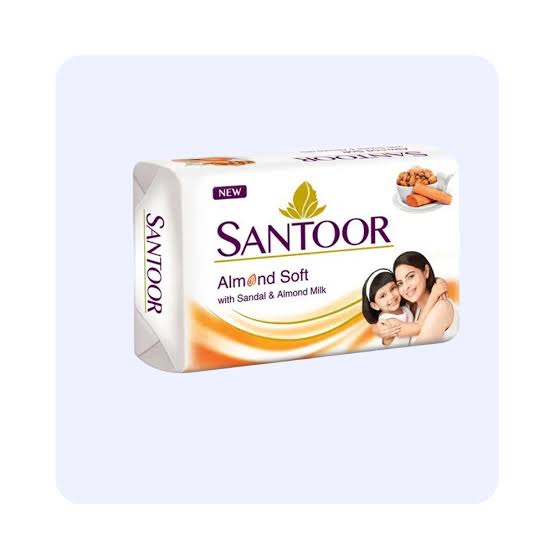 Santoor Sandal & Almond Milk Soap 100g