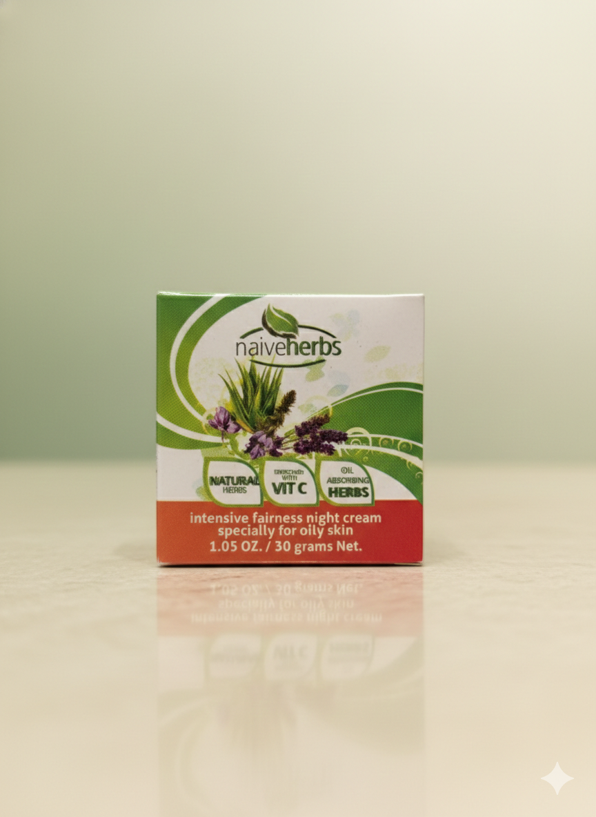 Naiveherbs Intensive Fairness Night Cream oily skin 30 g
