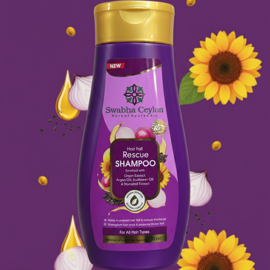 Swabha Ceylon Hair Fall Rescue Shampoo 180ml