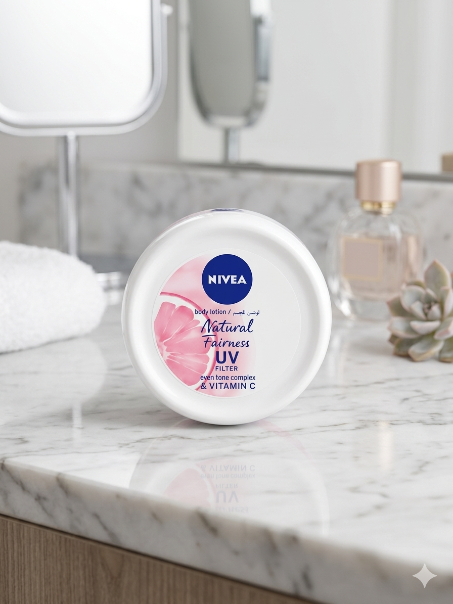 Nivea Natural Fairness Vitamin C Body lotion 200ml TUB