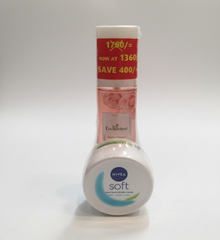 Enchanter Miracle Cologne 100ml + Nivea Soft Moisturizer 100ml