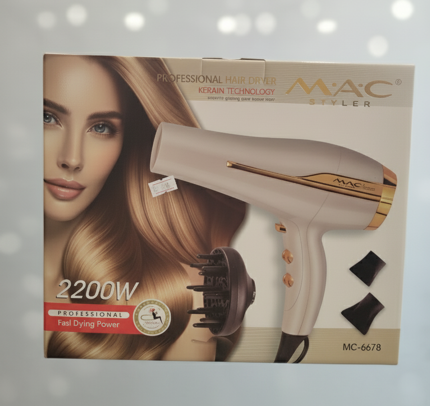 MAC MC-6678 Hair Dryer ( 2200W )
