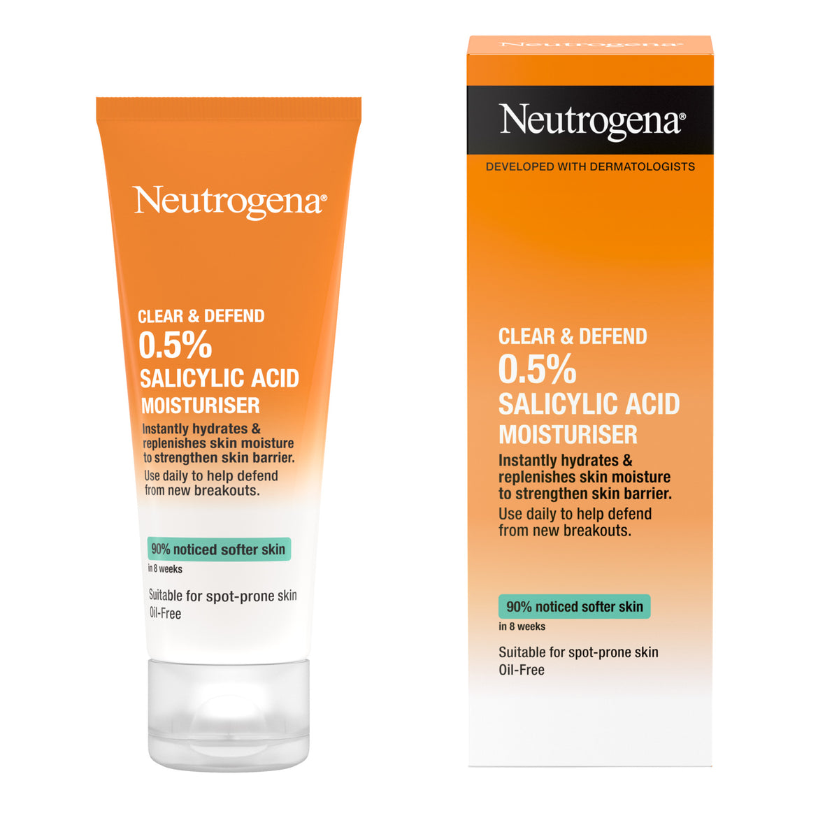 Neutrogena Clear And Defend 0.5% Salicylic Acid Moisturiser -50ml