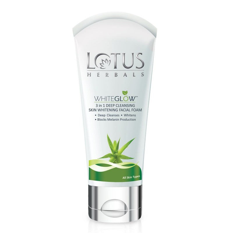Lotus Herbals WHITEGLOW 3 in 1 Skin Whitening Facial Foam_100 g