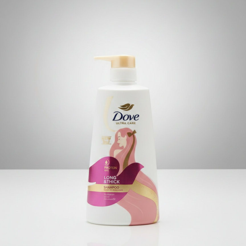 Dove Ultra Care Long & Thick Shampoo 380ml