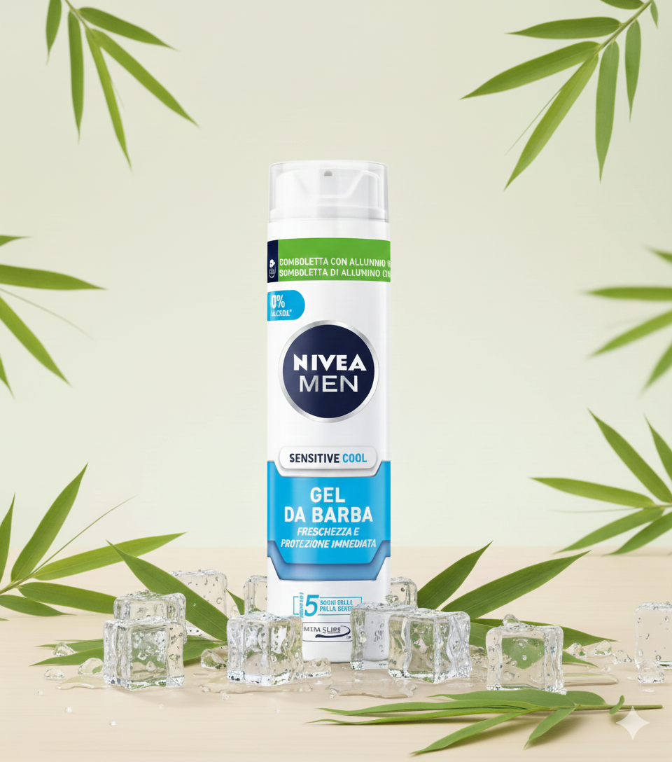 Nivea Men Sensitive Gel Da Barba 200ml