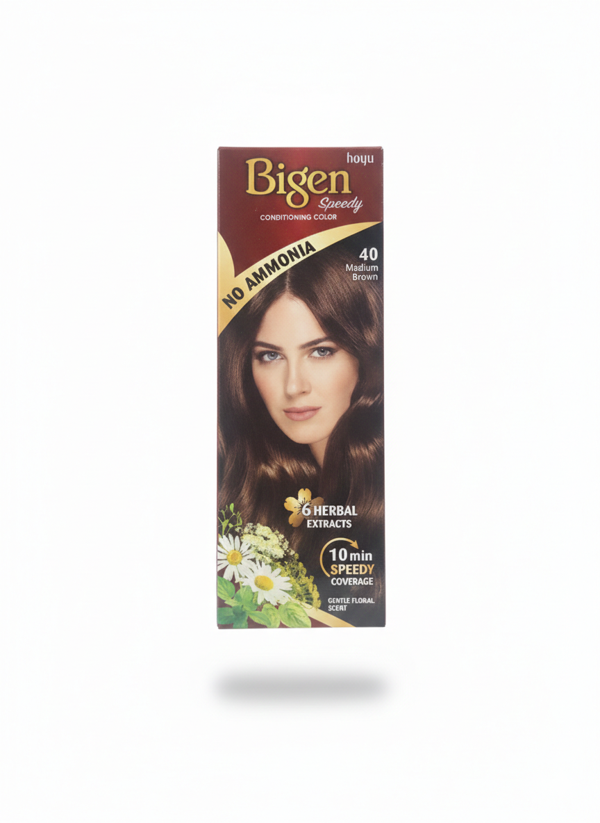 Bigen Speedy Hair Color  -40 ( Medium Brown )