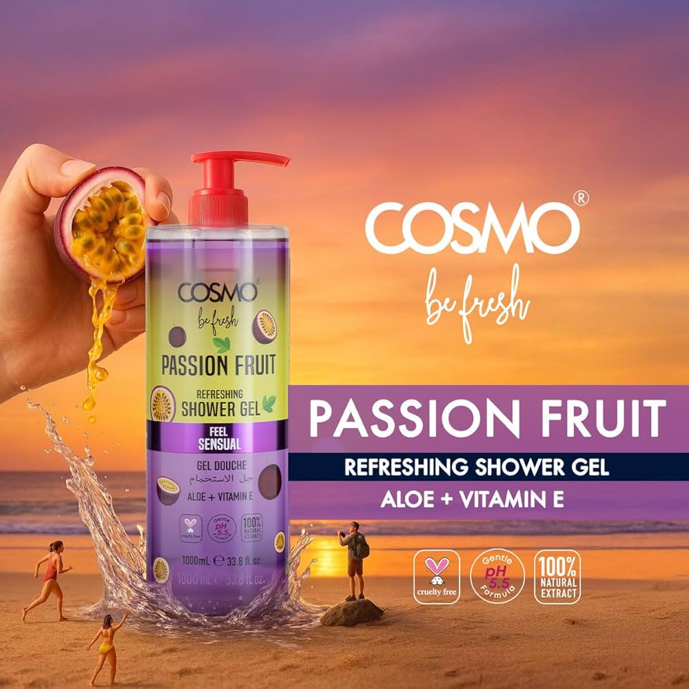 Cosmo Passion Fruit Body Wash 500ml
