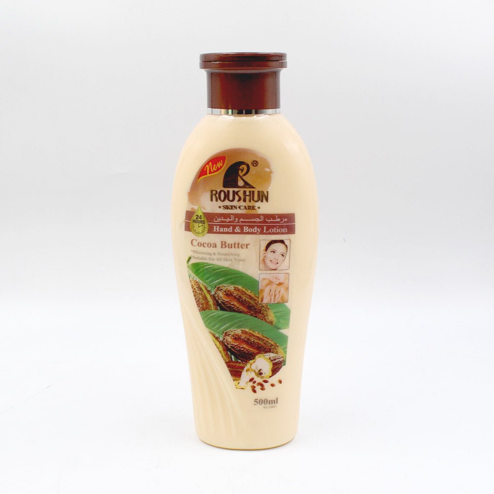 Roushun – Cocoa Butter Hand &amp; Body Lotion – 500ML - ShopXonline