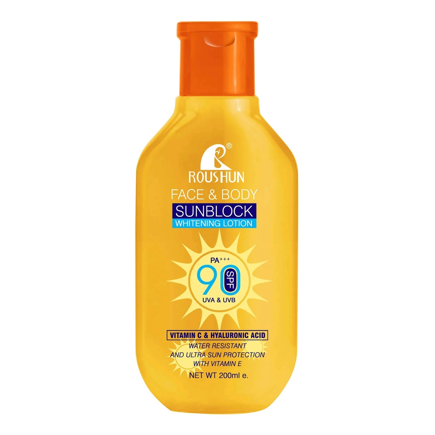 Roushun PA+++SPF 90 Sunblock Whitening Lotion - 200ml - ShopXonline