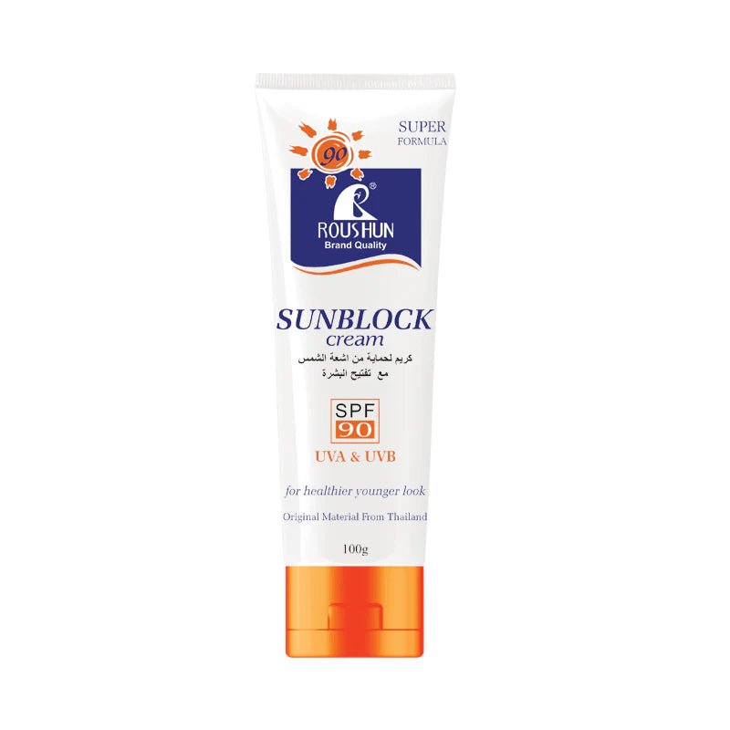 Roushun Sunblock Cream SPF90 UVA & UV 100g - ShopXonline