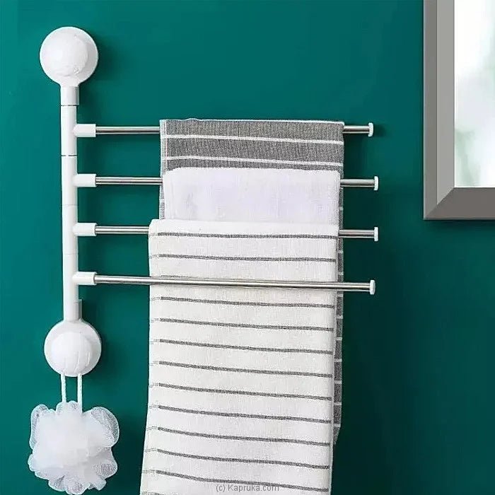 Seamless Suction Cup Towel Rack - ShopXonline