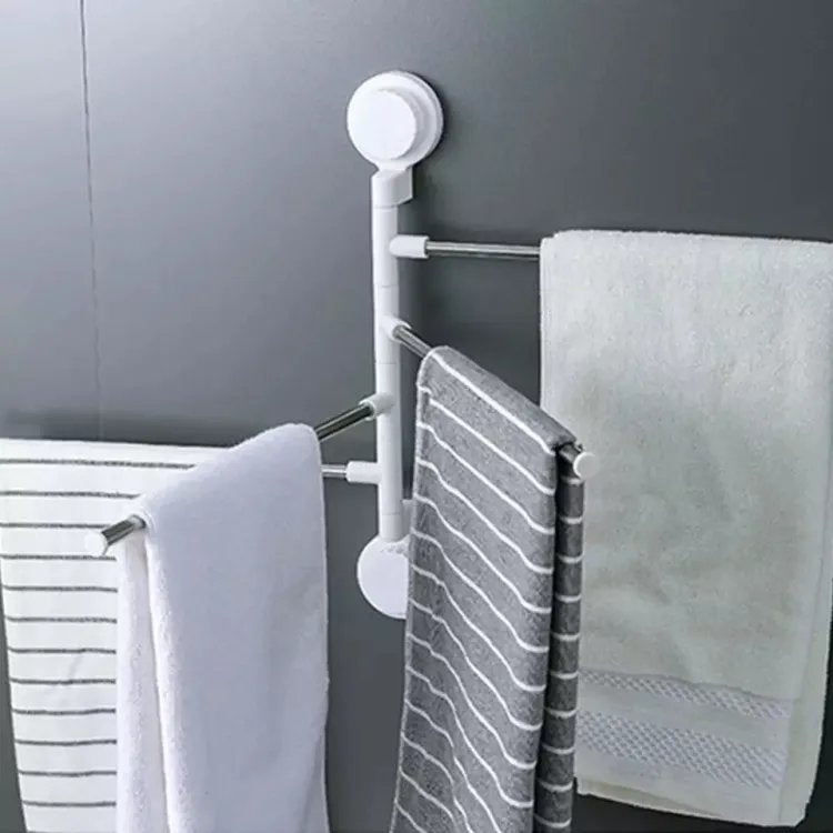 Seamless Suction Cup Towel Rack - ShopXonline