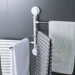 Seamless Suction Cup Towel Rack - ShopXonline