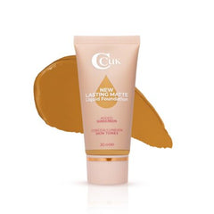CCUK New Lasting Matte Liquid Foundation ( LF12 Saffron Glow ) 30ml