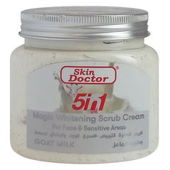 skin doctor Goat Milk magic whitening Scru for Face & Sensitive Areas - 500g - ShopXonline