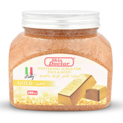 Skin Doctor Gold Whitening Scrub for Face & Body - 500ml - ShopXonline