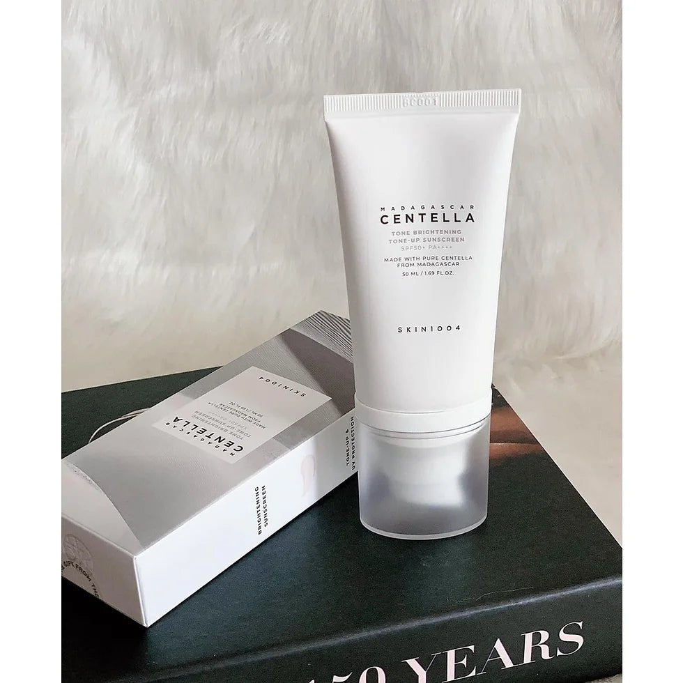 Skin1004 Madagascar Centella Brightening Sunscreen with Delicate Tint SPF50+ 50 ml - ShopXonline