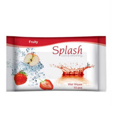 Splash Fruity Wet Wipes 10s - ShopXonline