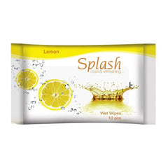 Splash Wet Wipe Lemon 10pcs - ShopXonline