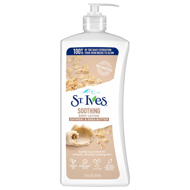 St Ives Oatmeal And Shea Butter Body Lotion - 621ml - ShopXonline