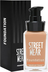 STREET WEAR Foundation - Medium Deep (Medium Deep) - 30 ml - ShopXonline