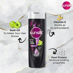 Sunsilk Stunning Black Shine Shampoo 80ml - ShopXonline