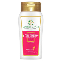 Swabha Ceylon Natural Brightening Body Lotion - 130ml - ShopXonline