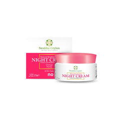 Swabha Ceylon Natural Brightening Night Cream - 25g - ShopXonline