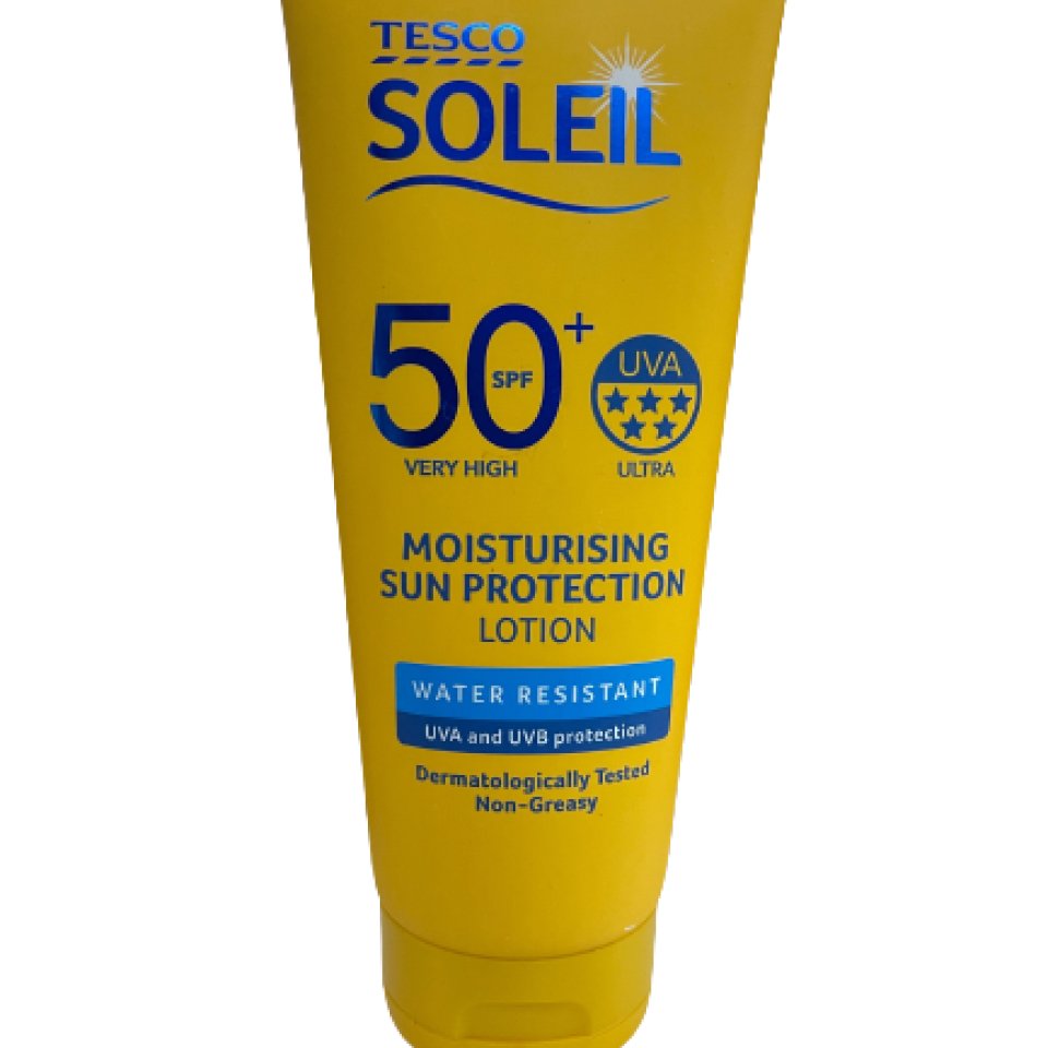 Tesco Soleil SPF 50 Moisturising Sun Protection Lotion 200ml - ShopXonline