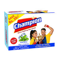 champion cool mint soap - 90g