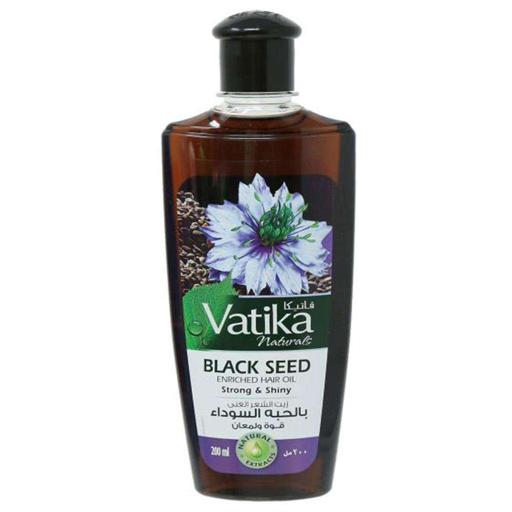 Vatika Black Seed Enriched Hair Oil Soft &amp; Shine - 200ml - ShopXonline